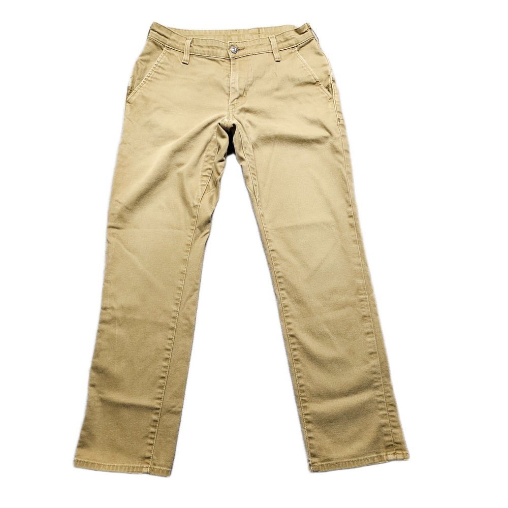 Levi's Chino Pants Mens 32x30 Tan Stretch Slash Pockets Straight Leg Outdoor‎